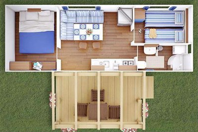 Mobilní domky Camping Park Umag