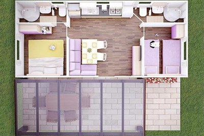 Mobilní domky Camping Park Umag