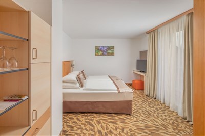 Lotus Therme Hotel & SPA - Maďarsko, Hevíz - Lotus Therme Hotel - pokoj 4 patro s terasou