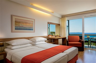 Hotel Aurora - Chorvatsko, ostrov Lošinj, Mali Lošinj, hotel Aurora - pokoj DBL Standart plus moře