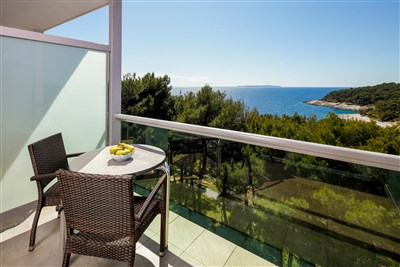 Hotel Aurora - Chorvatsko, ostrov Lošinj, Mali Lošinj, hotel Aurora - pokoj DBL Standart plus moře