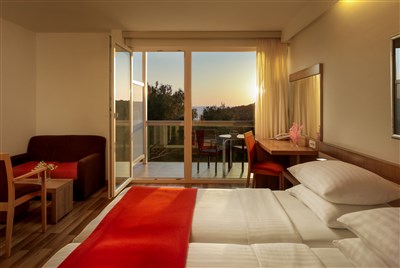 Hotel Aurora - Chorvatsko, ostrov Lošinj, Mali Lošinj, hotel Aurora - pokoj DBL Premium moře