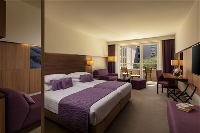 Vitality hotel Punta - Chorvatsko, ostrov Lošinj, Veli Lošinj, Vitality hotel Punta - DBL Superior, balkon, park