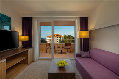 Vitality hotel Punta - Chorvatsko, ostrov Lošinj, Veli Lošinj, Vitality hotel Punta - Suite, balkon, moře