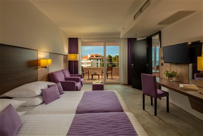 Vitality hotel Punta - Chorvatsko, ostrov Lošinj, Veli Lošinj, Vitality hotel Punta - Suite, balkon, moře