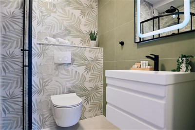 Apartmány Malinska Green - Chorvatsko, ostrov Krk, Malinska, Apartmány Malinska Green-studio 2(+2), balkon