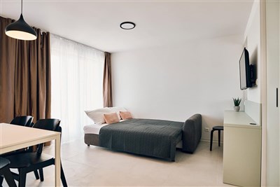 Apartmány Malinska Green - Chorvatsko, ostrov Krk, Malinska, Apartmány Malinska Green-studio 2(+2), balkon