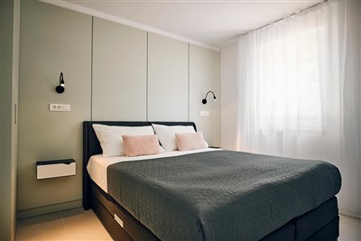 Apartmány Malinska Green - Chorvatsko, ostrov Krk, Malinska, Apartmány Malinska Green-apartmán 2(+2), balkon