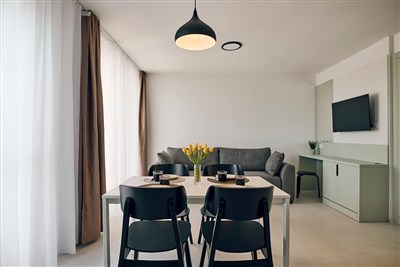 Apartmány Malinska Green - Chorvatsko, ostrov Krk, Malinska, Apartmány Malinska Green-apartmán 2(+2), balkon