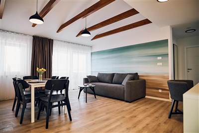 Apartmány Malinska Green - Chorvatsko, ostrov Krk, Malinska, Apartmány Malinska Green-apartmán 4(+2), balkon