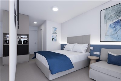 Resort Alemaris (ex. Alem) - Chorvatsko, Baško Polje, Resort Alemaris, renovované pokoje v depandancích (annex)