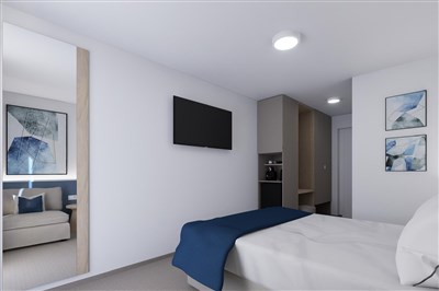 Resort Alemaris (ex. Alem) - Chorvatsko, Baško Polje, Resort Alemaris, renovované pokoje v depandancích (annex)