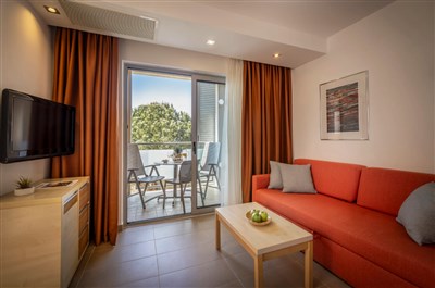 Apartmány Belvedere - Chorvatsko, Vrsar, apartmány Belvedere - apartmán 2(+2) Standart, balkon