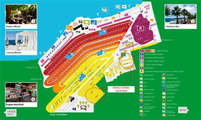 Mobilní domky Amadria Park Camping Trogir