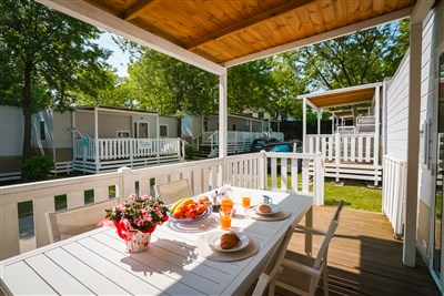 Mobilní domky kemp Bella Italia - Itálie, Lago di Garda - mobilní domek typu relax