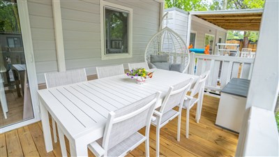 Mobilní domky kemp Butterfly Village - Itálie, Lago di Garda, Mobilní domky kemp Butterfly Village - mobilní domek typu superior