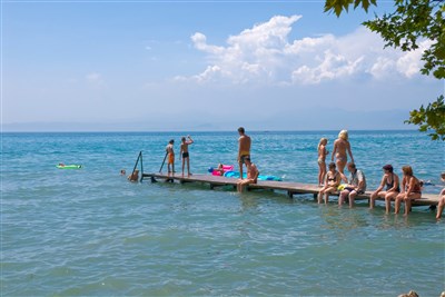 Mobilní domky kemp Cisano San Vito