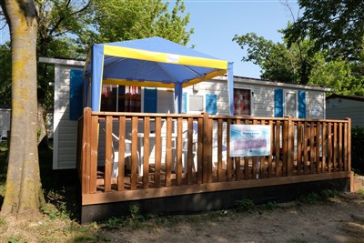 Mobilní domky kemp Cisano San Vito - Itálie, Lago di Garda, Mobilní domky kemp Cisano San Vito-mobilní domek typu Easy