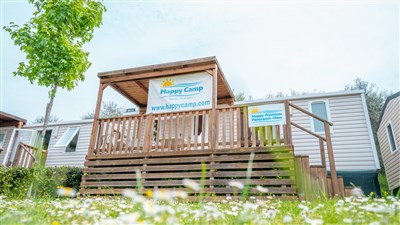 Mobilní domky kemp Cisano San Vito - Itálie, Lago di Garda, Mobilní domky kemp Cisano San Vito-mobilní domek typu Premium Panorama