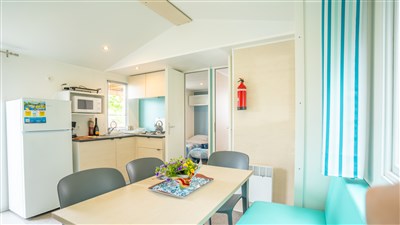 Mobilní domky kemp Cisano San Vito - Itálie, Lago di Garda, Mobilní domky kemp Cisano San Vito-mobilní domek typu Premium Panorama