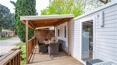 Mobilní domky kemp Cisano San Vito - Itálie, Lago di Garda, Mobilní domky kemp Cisano San Vito-mobilní domek typu Premium Suite