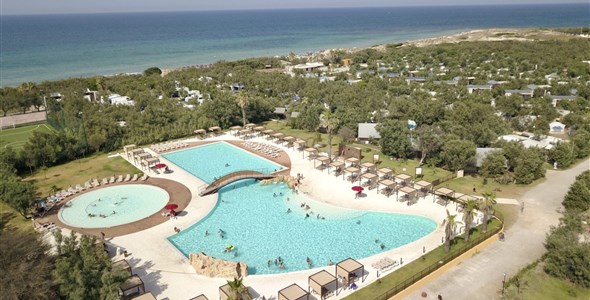 Mobilní domky kemp Torre Rinalda Beach