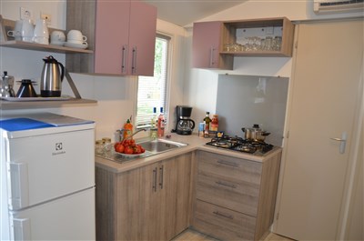 Mobilní domky kemp Porto Cesareo - Itálie, Apulie, Mobilní domky kemp Porto Cesareo - mobilní domek typu Premium