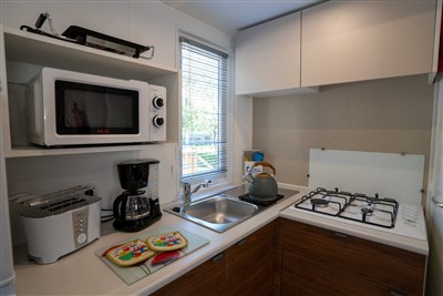 Mobilní domky kemp Residence Village - Itálie, Benátská rivijera, Mobilní domky kemp Residence Village - mobilní domek typu Premium Suite