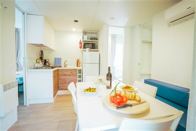 Mobilní domky kemp Rosapineta Village - Itálie, Benátská rivijera, Mobilní domky kemp Rosapineta Village - mobilní domek typu Superior