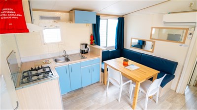 Mobilní domky kemp Rosapineta Village - Itálie, Benátská rivijera, Mobilní domky kemp Rosapineta Village - mobilní domek typu Plus