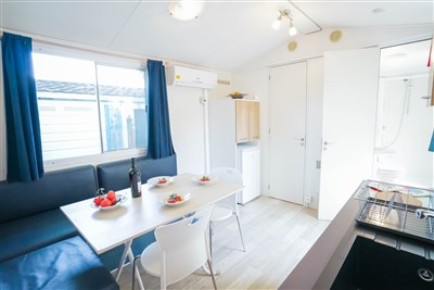 Mobilní domky kemp Rosapineta Village - Itálie, Benátská rivijera, Mobilní domky kemp Rosapineta Village - mobilní domek typu Easy